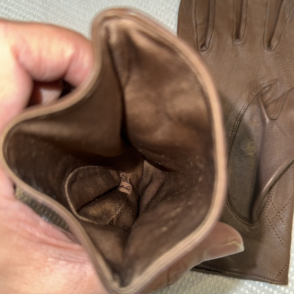 Authentic Givenchy Leather Gloves - image 6